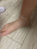 花影（HUAYING）925銀星星雙層腳鏈女士轉(zhuǎn)運(yùn)珠足飾首飾紀(jì)念日生日禮物送女友老婆 925銀*海星雙層腳鏈*品牌禮盒 曬單實(shí)拍圖