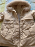 派克服冬季新款大毛領(lǐng)連帽棉衣保暖棉服外套女加絨加厚中長(cháng)款棉襖 白色 L【110-125斤】 曬單實(shí)拍圖