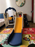 佐羅曼滑滑梯室內1-12歲幼兒童寶寶家用秋千海洋球池戶(hù)外周歲生日禮物 尊享加厚米奇三合一【藍+順豐】 曬單實(shí)拍圖