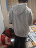 QGF學(xué)院情侶衛(wèi)衣男春秋季休閑套頭衫美式復(fù)古寬松運(yùn)動(dòng)假兩件上衣外套 DSA088-WA7401 白色 XL [建議110-130斤] 曬單實(shí)拍圖