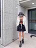 星期六英倫風短靴女2024秋冬季新款圓頭厚底小個子增高切爾西靴子女靴子 黑色 37 曬單實拍圖