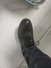 金利來男鞋新款正裝商務皮鞋布渃克真皮百搭厚底增高英倫男士辦公室鞋 黑色 40 曬單實拍圖