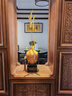 銅金歲月（Copper gold years）《歲歲平安》全黃銅麥穗擺件工藝品新中式家居玄關(guān)客廳桌面裝飾品 歲歲平安（高款+實(shí)木底座） 曬單實(shí)拍圖