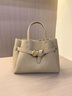 愛(ài)情海頭層牛皮包包女包手提斜挎媽媽包大容量生日禮物高級感送女友老婆 【石墻灰】品牌百搭小眾 簡(jiǎn)約輕奢高檔潮流ins風(fēng)大包 曬單實(shí)拍圖