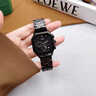 歌迪（GEDI）手表女學(xué)生簡(jiǎn)約小眾品牌國表時(shí)尚潮流初高中生ins風(fēng)情侶石英腕表 鋼槍黑 曬單實(shí)拍圖