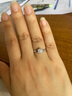 meluxe美奈 鉑金PT950/18k金鉆戒求婚戒指結(jié)婚鉆石女戒對(duì)戒克拉顯鉆效果 共15分(5+10） 曬單實(shí)拍圖