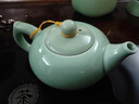 豹霖汝窯茶壺陶瓷功夫茶具西施壺石瓢汝瓷青瓷套裝大號過(guò)濾家用小單壺茶具開(kāi)片可養 茶壺-梅子青-年年有魚(yú) 曬單實(shí)拍圖