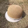 櫪野法式小邊漁夫帽女春夏季防曬遮陽草帽時尚短檐小禮帽女太陽帽休閑 卡其頂米邊 均碼可調(diào)節(jié)M（56-59cm） 曬單實拍圖