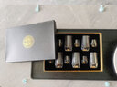 梵卡奇（FANKAQI）高檔金箔白酒杯分酒器套裝水晶玻璃送長(cháng)輩高級感喬遷新居生日禮物 【黑金禮盒6壺6杯】金箔切面款 曬單實(shí)拍圖