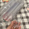 寶馳一次性杯子加厚航空杯商務(wù)招待透明飲水杯茶杯啤酒杯太空杯硬塑杯 200ml透明八角杯80個(gè) 曬單實(shí)拍圖