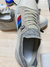 九寸陽(yáng)光帆布鞋男一腳蹬板鞋男春秋新款休閑鞋低幫帆布板鞋防臭老北京布鞋 一腳蹬懶人布鞋8J21米藍 41 曬單實(shí)拍圖