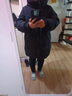 鴨鴨（YAYA）中長(cháng)款羽絨服女2025新款冬季連帽保暖簡(jiǎn)約百搭休閑時(shí)尚加厚外套女 曬單實(shí)拍圖