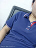 衫念夏季工作服定制印字印logo大廠服 男女高端Polo文化衫工衣t恤訂制 D款藏藍 L 曬單實拍圖