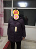 奉孝中老年羽絨服女裝中長款媽媽冬裝加厚大碼老人衣服奶奶老太太外套 紫色 5XL(建議150-165斤) 曬單實(shí)拍圖