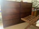 冉鹿斗柜全實(shí)木五斗柜臥室客廳抽屜式儲物收納柜簡(jiǎn)約輕奢靠墻置物斗廚 咖色8斗120*40*85cm 全實(shí)木丨整裝發(fā)貨 曬單實(shí)拍圖