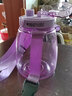 DFIFAN網(wǎng)紅水杯女可愛(ài)大容量吸管杯學(xué)生運動(dòng)水杯夏天便攜塑料杯子成人包包杯雙飲杯高顏值少女大肚杯子 紫色（1300ML+貼紙-杯刷+吸管刷） 曬單實(shí)拍圖