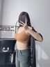 海貍嗨哩（McHiley）孕婦哺乳內衣大胸顯小聚攏防下垂產(chǎn)后喂奶專(zhuān)用懷孕期文胸罩女秋棉楓糖色+茶灰色3XL(160-190斤/95D-F,100A-F 曬單實(shí)拍圖