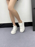 ELLE官方板鞋女鞋新款休閑透氣百搭厚底小白鞋子運(yùn)動(dòng)鞋 白色 37 (235mm) 標(biāo)準(zhǔn)碼 曬單實(shí)拍圖