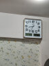 康巴丝（Compas）挂钟客厅 万年历温湿度时钟 简约石英钟表挂墙C2983 闪金 37cm 实拍图