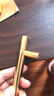 頂耐衣柜門(mén)櫥柜拉手柜門(mén)把手拉手抽屜把手簡(jiǎn)歐式北歐風(fēng)格酒柜拉手 金色/單孔圓形 曬單實(shí)拍圖