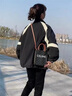 DXOT初秋季新款外套棒球服外套女春秋款2025新款爆秋冬小個子薄休閑女 黑色 常規(guī) M 【建議110-125斤】 曬單實拍圖