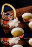 美濃燒（Mino Yaki） 美濃燒日本古伊萬(wàn)里茶道套裝家用功夫茶日式茶具套裝一壺五杯 探春令一壺五杯禮盒套裝 曬單實(shí)拍圖