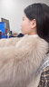 傲列芬蘭狐貍毛皮毛一體皮草外套女短款V領(lǐng)年輕腹毛小個(gè)子整皮狐貍毛 奶茶色 M 曬單實(shí)拍圖