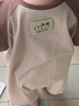 UBMOM韓國進(jìn)口兒童春秋衣服寶寶外出連體衣爬服純棉嬰兒吊帶全棉連體衫 happy punny短袖連體衣 100cm 曬單實(shí)拍圖