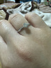 周大?；閼c婚嫁18K金鑲鉆石戒指女結(jié)婚生日禮物U188502七夕節(jié)禮物 14號(hào)(主石約23分F-G色VS)8300 曬單實(shí)拍圖