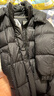 雪中飛羽絨服中長(zhǎng)款女士2025新款休閑時(shí)尚過(guò)膝加厚保暖直筒高級(jí)冬季外套 黑色 S (155) （120斤以內(nèi)）卡碼拍小 曬單實(shí)拍圖