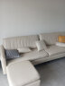 锦巢沙发小户型布艺沙发北欧客厅懒人免拆洗科技布组合沙发XH-960 米白色（科技布） 四人位【275cm】+脚踏 实拍图