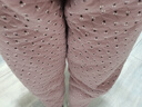 欣尚優(yōu)中老年夾棉保暖褲加肥加大碼女棉褲老人加厚純棉秋褲媽媽單件睡褲 灰紫櫻桃 3XL (115) 推薦160-180斤 曬單實(shí)拍圖