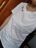 朵伶詩(shī)兒 白色v領(lǐng)短袖T恤女新款夏季半袖韓版寬松大上衣女士百搭體恤碼 白【肩字母】 XL 建議115-125斤 曬單實(shí)拍圖