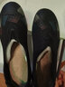 泰和源老北京布鞋女單鞋春秋季媽媽鞋透氣一腳蹬中老年鞋軟底防滑老人鞋 黑色-67441 40 曬單實(shí)拍圖