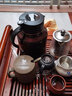 特美刻（TOMIC）智能顯溫燜茶壺老白茶悶泡壺家用辦公室大容量茶水分離保溫壺 【智能充電款】咖色 1.5L 曬單實(shí)拍圖