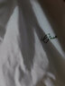 普達馳100純棉短袖T恤男新款夏季潮流港風(fēng)復古寬松韓版上衣內搭體恤半袖 白色 胸前e綠字母 2XL 曬單實(shí)拍圖