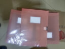 得力(deli)55mmA4塑料文件盒 时尚简约彩透系列 财务票据试卷收纳档案盒 红色63211 实拍图