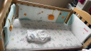 可优比（KUB）婴儿床床笠针织隔尿宝宝床儿童床罩床笠 经典【优比星球】针织全棉 120*65cm 实拍图