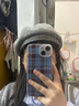 妙奕嘉羊毛貝雷帽女帽子秋冬女士報童帽2025新款春秋時(shí)尚洋氣畫(huà)家帽百搭 毛呢小尾巴金屬扣貝雷帽【灰色】 曬單實(shí)拍圖