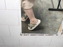 GUQIAN涼鞋女夏季2025新款ins潮配裙子厚底仙女學(xué)生增高羅馬兩穿涼拖鞋 綠色 37 (235mm) 曬單實(shí)拍圖
