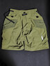Monster Guardians運動(dòng)短褲男 UPF50+涼感透氣寬松版型綠色戶(hù)外工裝短褲 Army Green 軍綠 L 曬單實(shí)拍圖