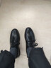 日泰皮鞋男士春秋季商務休閑正裝皮鞋透氣男鞋韓版鞋子英倫工作皮鞋 黑色系帶 39 曬單實拍圖