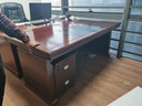 立倫 新款老板桌辦公桌新中式大班臺辦公室辦公家具 單桌 1.8米 曬單實(shí)拍圖