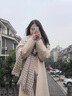 艾樂彩千鳥格圍巾女秋冬季2023新款學(xué)生冬天格子韓版百搭披肩保暖圍脖 千鳥格【卡其】 曬單實(shí)拍圖