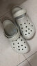 CROCS卡駱馳洞洞鞋檀健次同款男鞋女鞋夏季新款拖鞋涼拖鞋涼鞋沙灘鞋 10126-2V3卵石/貝雅（尺碼偏大） 41 -42(260mm) 曬單實拍圖