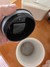 CUP MYSTERY保溫咖啡杯復(fù)古高顏值保溫保冷便捷車載杯辦公男陶瓷覆層內(nèi)膽水杯 白色 曬單實(shí)拍圖
