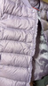 迪士尼女童羽絨服冬季兒童外套中大童輕薄內膽保暖白鴨絨洋氣童裝 香芋紫 140 cm 曬單實(shí)拍圖