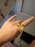 顏鑒老鳳凰黃金蝴蝶結戒指女足金999可調節活口鏤空指環(huán)顯七夕情人節 加大號約8.1克活口可調節 曬單實(shí)拍圖