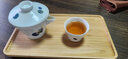 景德鎮陶瓷功夫茶具套裝便攜式易收納旅行快客杯一壺兩杯戶(hù)外泡茶玲瓏杯 夢(mèng)幻斗笠旅行茶具 曬單實(shí)拍圖