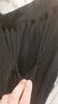 恒源祥七分褲男純棉夏季寬松薄款加肥加大碼胖子7分褲運(yùn)動(dòng)休閑中褲潮男 黑色直筒 5XL 190-210斤 曬單實(shí)拍圖